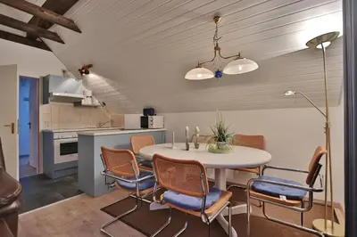 Küche/Küchenzeile in der Unterkunft Ferienparadies Klingberg Ferienparadies Klingberg Appartement 6