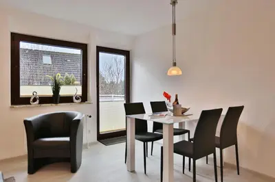 Ein Sitzbereich in der Unterkunft Residenz Strandnah Residenz Strandnah Appartement 2