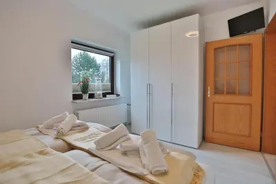 Ein Bett oder Betten in einem Zimmer der Unterkunft Residenz Strandnah Residenz Strandnah Appartement 3