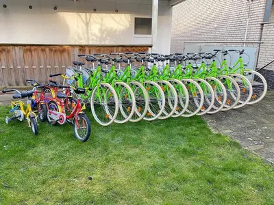 Radfahren an der Unterkunft Residenz Strandnah Residenz Strandnah Appartement 3 oder in der Nähe