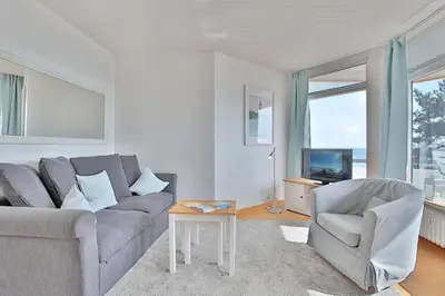 Ein Sitzbereich in der Unterkunft Berliner Hof Berliner Hof Appartement 215
