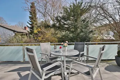 Ein Balkon oder eine Terrasse in der Unterkunft Appartemenhaus Linda-Lu Appartementhaus Linda-Lu Appartement 3