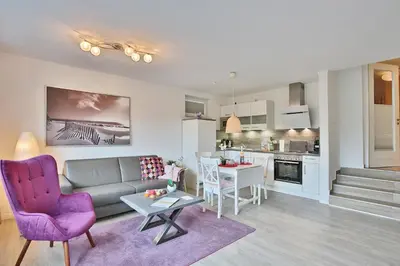 Küche/Küchenzeile in der Unterkunft Appartemenhaus Linda-Lu Appartementhaus Linda-Lu Appartement 4