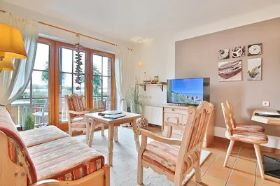 TV/Unterhaltungsangebot in der Unterkunft Landhaus Pönitz am See Landhaus am See Appartement 8