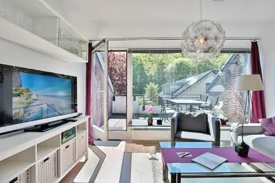 TV/Unterhaltungsangebot in der Unterkunft Haus Adria Haus Adria Appartement 29