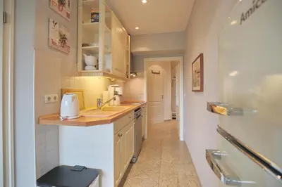 Küche/Küchenzeile in der Unterkunft Haus Holm Haus Holm Appartement 2