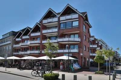 Das Gebäude in dem sich die Ferienwohnung befindet