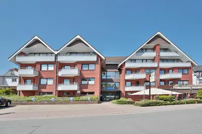 Das Gebäude in dem sich die Ferienwohnung befindet
