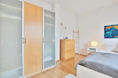 Ein Bett oder Betten in einem Zimmer der Unterkunft Seepark Seepark Appartement 36