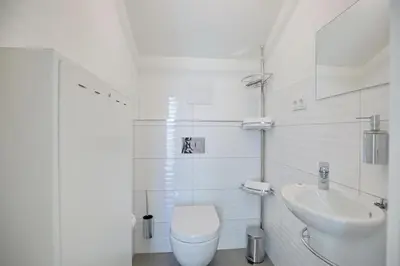 Ein Badezimmer in der Unterkunft Logenplatz am Kammerweg Logenplatz am Kammerweg Appartement 12