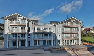 Das Gebäude in dem sich die Ferienwohnung befindet