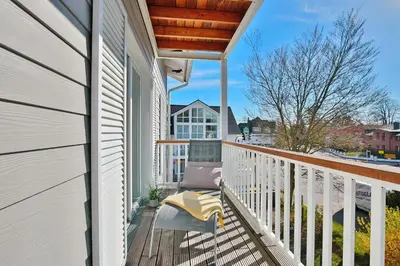 Ein Balkon oder eine Terrasse in der Unterkunft Haus Meeresbrise Haus Meeresbrise Appartement 19