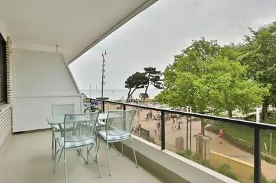 Ein Balkon oder eine Terrasse in der Unterkunft Haus Stranddistel Stranddistel Appartement 2