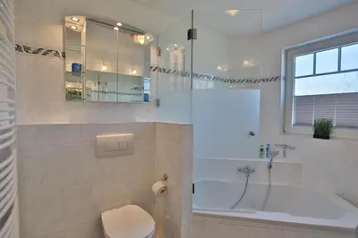Ein Badezimmer in der Unterkunft Feriendomizil am Konsulweg Feriendomizil am Konsulweg Appartement 6
