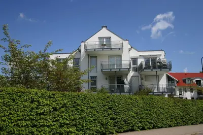 Das Gebäude in dem sich die Ferienwohnung befindet