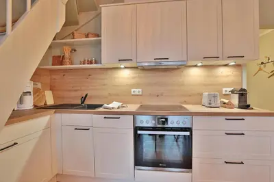 Küche/Küchenzeile in der Unterkunft Residenz am Kurpark Residenz am Kurpark Appartement 8