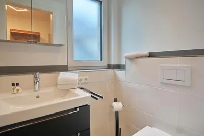 Ein Badezimmer in der Unterkunft Bude 37 Appartement 5 Conny