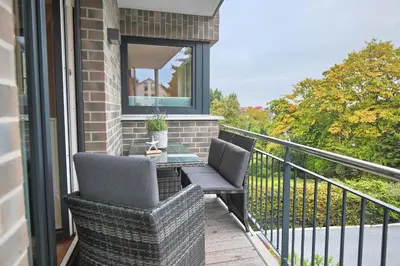 Ein Balkon oder eine Terrasse in der Unterkunft Bude 37 Appartement 5 Conny