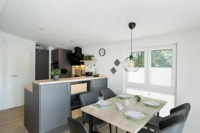 Küche/Küchenzeile in der Unterkunft Ferienhaus 