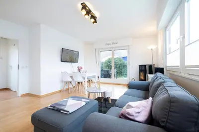 TV/Unterhaltungsangebot in der Unterkunft Cottage am Meer