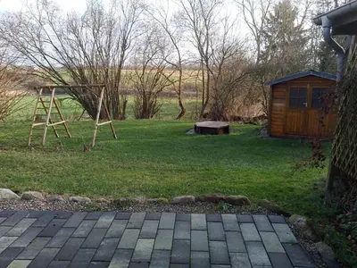 Ein Garten an der Unterkunft Ferienhaus Jantzen
