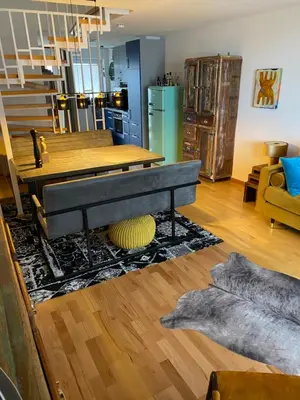 Küche/Küchenzeile in der Unterkunft Inspiration Maisonette