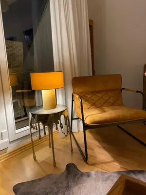 Ein Sitzbereich in der Unterkunft Inspiration Maisonette