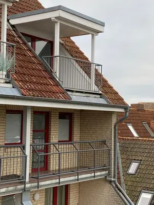 Ein Balkon oder eine Terrasse in der Unterkunft Inspiration Maisonette