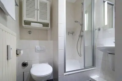 Ein Badezimmer in der Unterkunft Haus Seeburg Wohnung 5