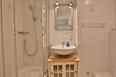 Ein Badezimmer in der Unterkunft Haus Miramar TREF Appartement 12