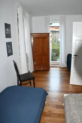 Ein Bett oder Betten in einem Zimmer der Unterkunft Kuhstall mit Schick
