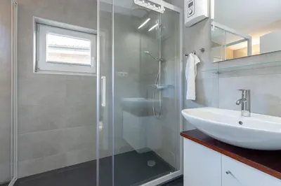 Ein Badezimmer in der Unterkunft Ostseeliebe