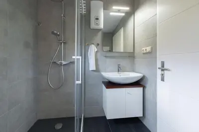 Ein Badezimmer in der Unterkunft Ostseeliebe
