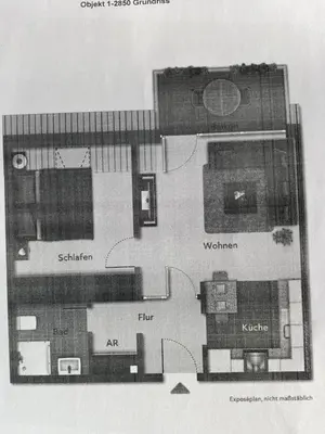 Grundriss der Unterkunft Ankerplatz Niendorf