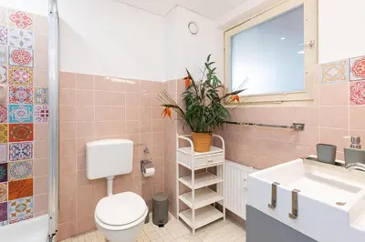 Ein Badezimmer in der Unterkunft Sierksdorfer Weg 4a Küstenperle
