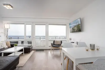 Ein Sitzbereich in der Unterkunft Residenz am Hang Saltwater Suite