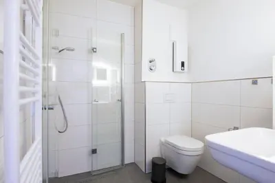 Ein Badezimmer in der Unterkunft Pier 67 Kleine Perle Neustadt