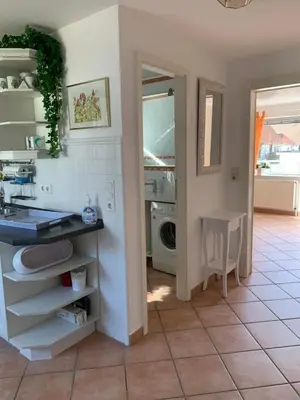Küche/Küchenzeile in der Unterkunft Komfort Ferienwohnung Kroemer Timmendorfer Strand
