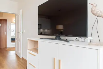 Küche/Küchenzeile in der Unterkunft Haus Meeresstrand App 405 in Scharbeutz