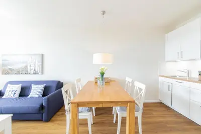 Küche/Küchenzeile in der Unterkunft Haus Meeresstrand App 405 in Scharbeutz
