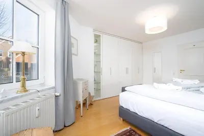 Ein Bett oder Betten in einem Zimmer der Unterkunft OST29a Ferienwohnung Strandliebe