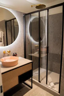 Ein Badezimmer in der Unterkunft Bob W Lübeck Old Town