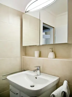 Ein Badezimmer in der Unterkunft TRA7c Ferienwohnung Kossmann