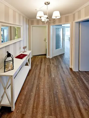 Küche/Küchenzeile in der Unterkunft TRA7d Ferienwohnung Kossmann