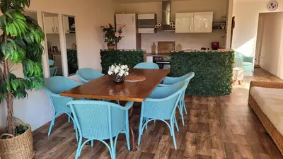 Küche/Küchenzeile in der Unterkunft Bungalow Küstenherz-Timmendorf