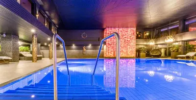 Der Swimmingpool an oder in der Nähe von Top - Seaside Appartement mit Meerblick