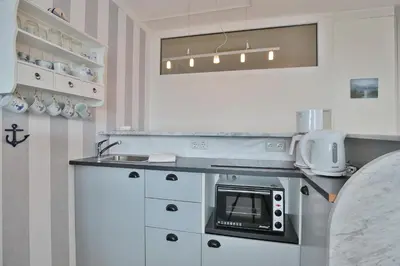 Küche/Küchenzeile in der Unterkunft Seetempel Seetempel Appartement 38
