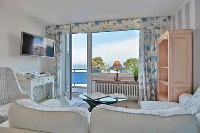 TV/Unterhaltungsangebot in der Unterkunft Seetempel Seetempel Appartement 38