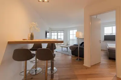 TV/Unterhaltungsangebot in der Unterkunft Ferienwohung BeachSide No 12