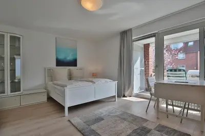 Ein Sitzbereich in der Unterkunft Am Elchgrund Am Elchgrund 7 Appartement 2